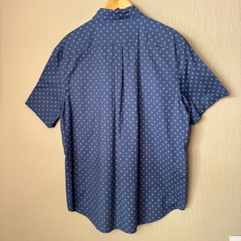 VINEYARD VINES Classic Fit Murray Shirt Short Sleeve Button Down Shell Print LG - Picture 5 of 14